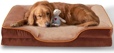 42'' Orthopedic Dog Bed for X-Large Dog,Memory Foam Dog Bed, Egg-Crate Foam Dog - Image 1 of 4