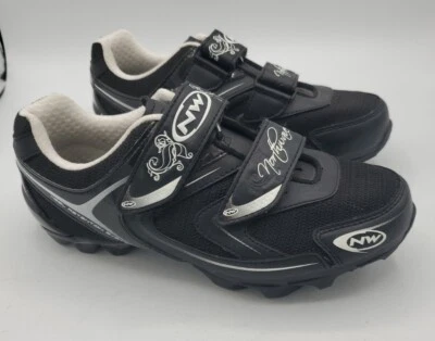 NORTHWAVE Ciclismo MTB Zapatos Bicicleta de Montaña Botas 2 Pernos Damas EU37 US4.5 Foto 1 de 4