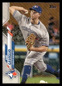 2020 Topps #608 Sam Gaviglio Toronto Blue Jays  Baseball Card