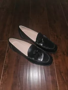 J. Crew Maison Tassel Loafers in Italian Leather Black - Picture 1 of 6