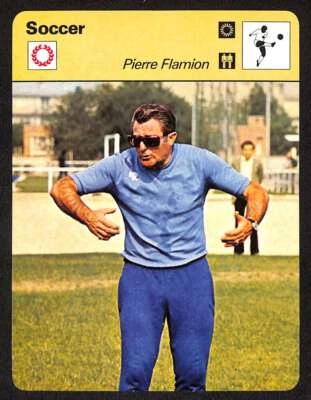 1977 Sportscaster #3819 Pierre Flamion Series 38 Soccer Futbol NM/NM+  D82702 - Image 1 of 2
