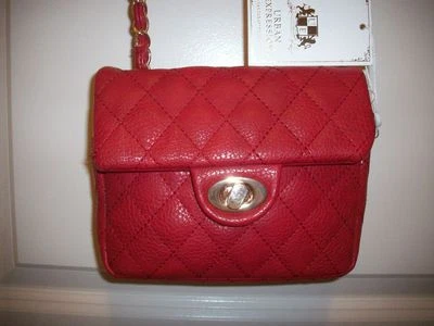 Bolso Bandolera/Bolso de Mano Urban Expressions Handcrafted Luxury 6135 Rojo Pam Conv Nuevo con Etiquetas Foto 1 de 4