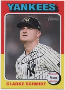 Clarke Schmidt 2024 Topps Heritage Baseball Base #236 Yankees - Bild 1 von 2