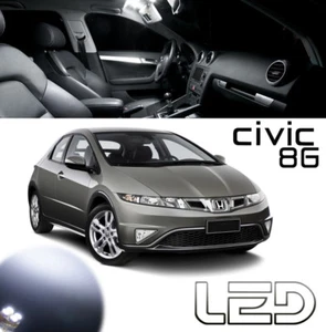 Für Honda CIVIC 8G 4 Glühbirnen LED Weiß Beleuchtung Innenraum Decken Kofferraum - Bild 1 von 5