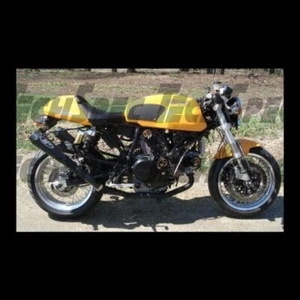 MOTORCYCLE Techspec DUCATI SPORT 1000 MONOPOSTO Snake Skin Tank Grips 62-1503-SS - Picture 1 of 2