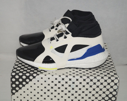 Scarpa nuova senza scatola autentica ADIDAS STELLA MCCARTNEY ULTRABOOST 21 nera blu bianca 9 M