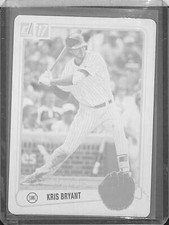 2017 Donruss Baseball Magenta Printing Plate #RV-5 Kris Bryant No 1 of 1