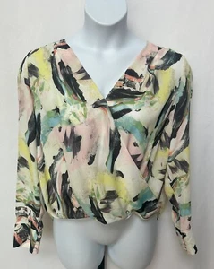 Halogen women's size L wrap style blouse. - Picture 1 of 13