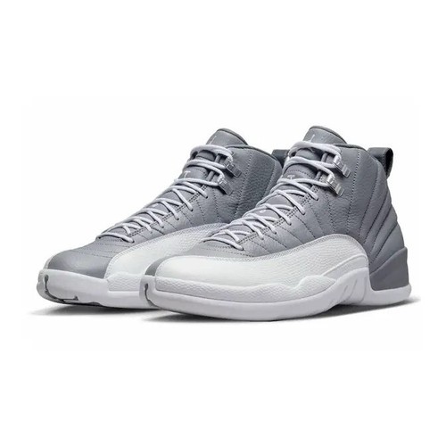AIR JORDAN 12 RETRO STEALTH BIANCO GRIGIO FREDDO UK 8
