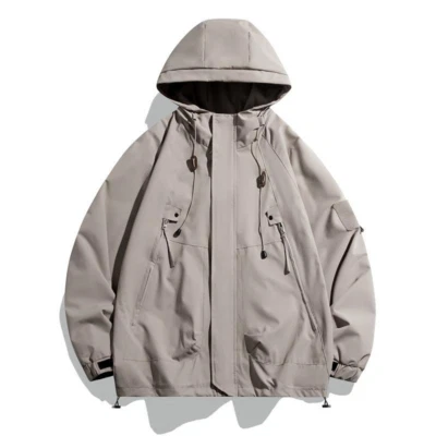Outdoor hooded windbreaker waterproof mountaineering jacket ski jacket coat - Image 1 of 4