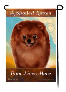 Un pompón rojo podrido mimado vive aquí - Imagen 1 de 1