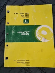 Manual del operador emitido por el concesionario original John Deere 8100 8200 8300 8400 tractores - Imagen 1 de 8