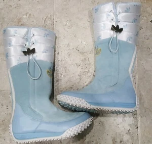 SUPER ULTRA RARE 2005 ADIDAS TREFOIL SNOW CHIC TALL SNOW BOOTS WOMEN'S SIZE US8! - Picture 1 of 10