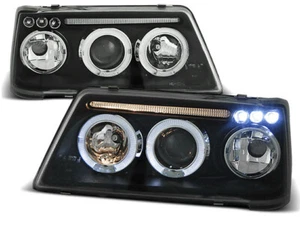 PEUGEOT 205 1983-1990 1991 1992 1993 1994 1995 1996 LPPE14 HEADLIGHTS ANGEL EYES - Picture 1 of 1