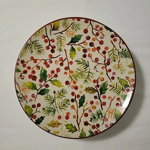 Longaberger Holly Berry Essteller 4er Set 10 1/2" - Bild 1 von 9