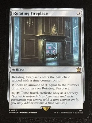MTG Universes Beyond: Doctor Who Rotating Fireplace 0183 NM Rare - Image 1 of 2