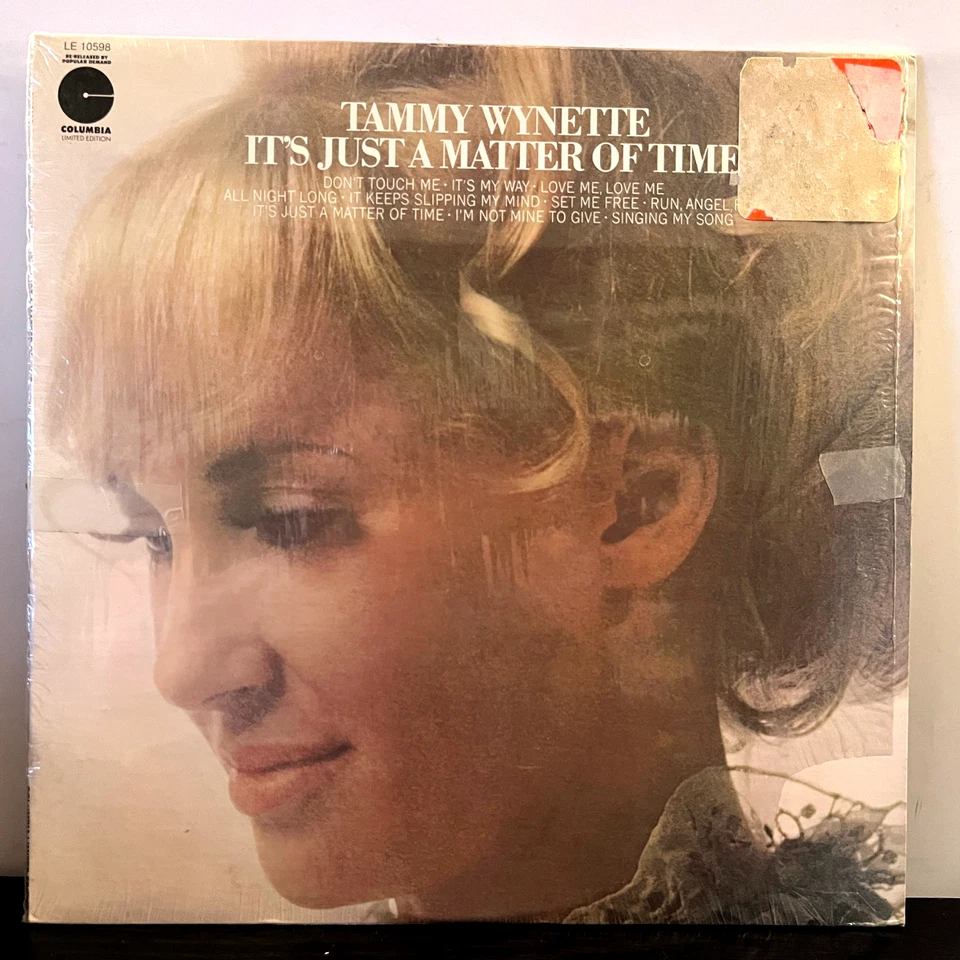 TAMMY WYNETTE - It's Just A Matter Of Time (1971) - 12" Vinyl Record LP - EX Foto 1 de 3