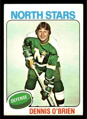 1975-76 Topps Dennis O'Brien #53 - Minnesota North Stars - Image 1 of 2