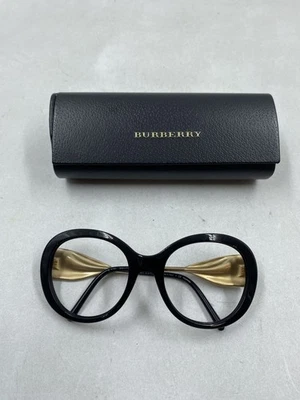 Burberry Black Round Frame Women Eye Glasses - Image 1 of 4