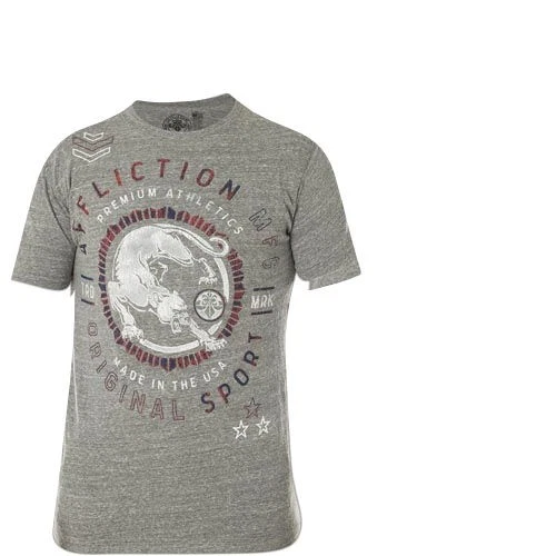 AFFLICTION T-Shirt Combat Athletic Hellgrau T-Shirts Herren - Bild 1 von 1