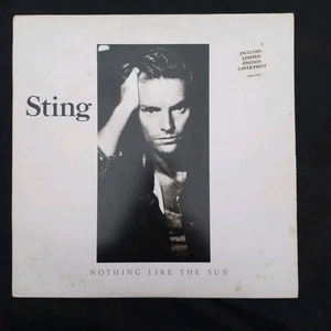 Sting ...Nothing Like The Sun Vinyl UK Dbl Vinyl lp AMA 6402 NEAR MINT VINY - Picture 1 of 10