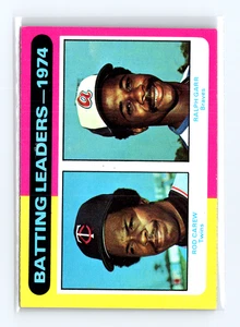 1975 Topps - League Leaders Rod Carew, Ralph Garr #306 - Picture 1 of 2