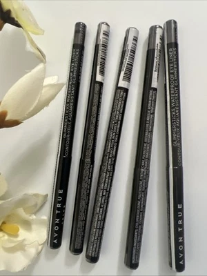 AVON True Color Waterproof Eye Liners BROWN CHOCOLATE Lot of 5  Glimmersticks - Image 1 of 3
