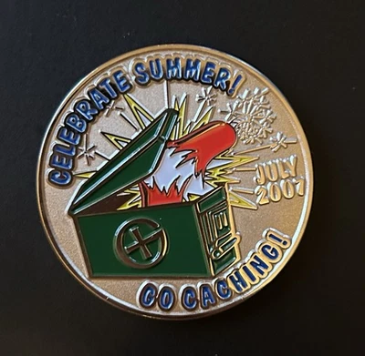 Celebrate Summer Trackable - Nueva Geo Moneda Oakcoins No Activada Julio 2007 - Imagen 1 de 3