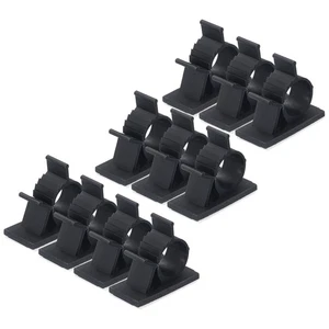 30Pcs Adhesive Cable Management Clip PE Cord Clamps 13-16mm Adjustable - Afbeelding 1 van 5