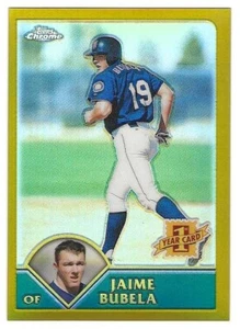 2003 Topps Chrome Gold Refractor #211 Jaime Bubela Seattle Mariners FY RC ##/449 - Picture 1 of 1