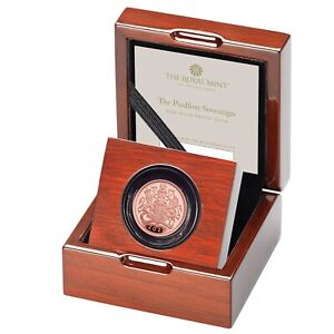 New 2022 UK Piedfort Proof Gold Jubilee Sovereign. Limited Edition 3250 AA