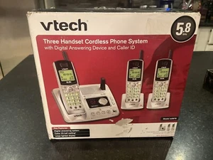 Vtech 3 Three Handset Digital Cordless Phone System W Answering Machine IA5878 - Picture 1 of 9