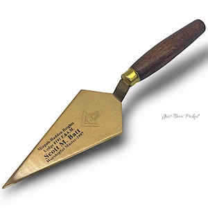 Vintage Masonic Trowle Owner Engraved #10 - Picture 1 of 2