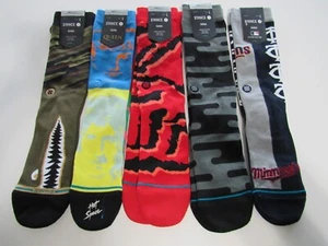 Stance Mens Casual Combed Cotton Blend Light Cushion Crew Socks Large 9-12 Nwt - Picture 1 of 28