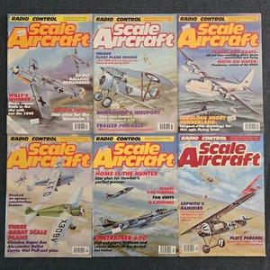 Radio Control Scale Aircraft Magazines 6x Issues 1991 Bundle Bulk - Picture 1 of 7