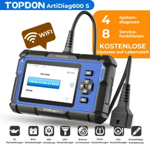 TOPDON Auto Diagnosegerät KFZ OBD2 Scanner Alle Systeme TPMS DPF SAS ABS AD600S - Bild 1 von 12