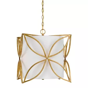 Cal Lighting Belton 3 Light Metal Chandelier, French Gold - FX-3602-3 - Picture 1 of 1