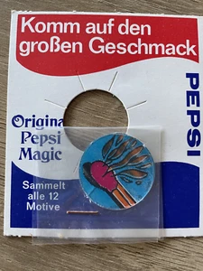 Werbe Sticker Pepsi Cola 12 Motive, "Komm auf den großen Geschmack" 60/70er - Bild 1 von 1