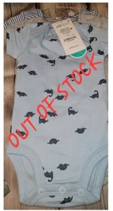 New Baby boy Newborn Clothes Child of mine Carter's 3pcs bodysuit 6-9 lb - Picture 1 of 6