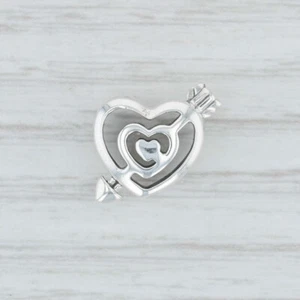 Nuevo Auténtico PANDORA Path To Abalorio Amor 797814 Corazón de Plata Ley Flecha - Imagen 1 de 6