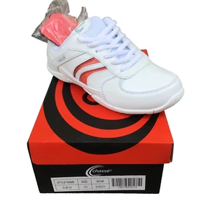 Chasse Cheer Women White Shoes Size 3Y Lace Up Flip IV Youth - Picture 1 of 5