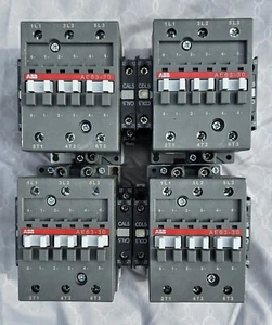 ABB AE63-30 Contactor w/ CAL5 & CDL5 Aux Blocks Used - Bild 1 von 2