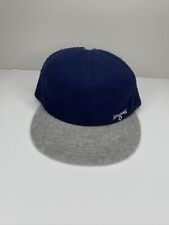 VINTAGE Spalding Hat Cap Fitted Medium 7-7 1/8 Union United Hatters Cap Wool