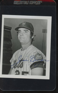 New York Mets Team Issued 4x5" Stamped Photo Jim Dwyer