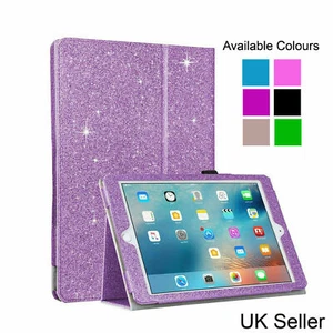 Glitter Magnetic Leather Bling Smart Case Wallet Stand Cover For iPad 9.7" Air  - Picture 1 of 6