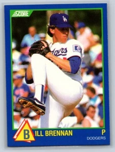 1989 Score 100 Hottest Rookies - Bill Brennan #9 - Picture 1 of 2