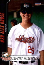 2017 Tri-City ValleyCats Choice #11 Alex House Winter Park Florida Baseball Card