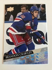 2020-21 NHL Card,Brandon Crawley,Young Guns,UD2,Rangers