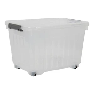 Jolie Max 16L Storage Boxes with Wheels. Stackable & Transparent, Lids & Buckles - Picture 1 of 35