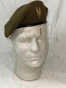 Canadian Forces Special Air Service Beret–SAS Style Olive Wool Beret,Size 6 1/2 - Picture 1 of 6